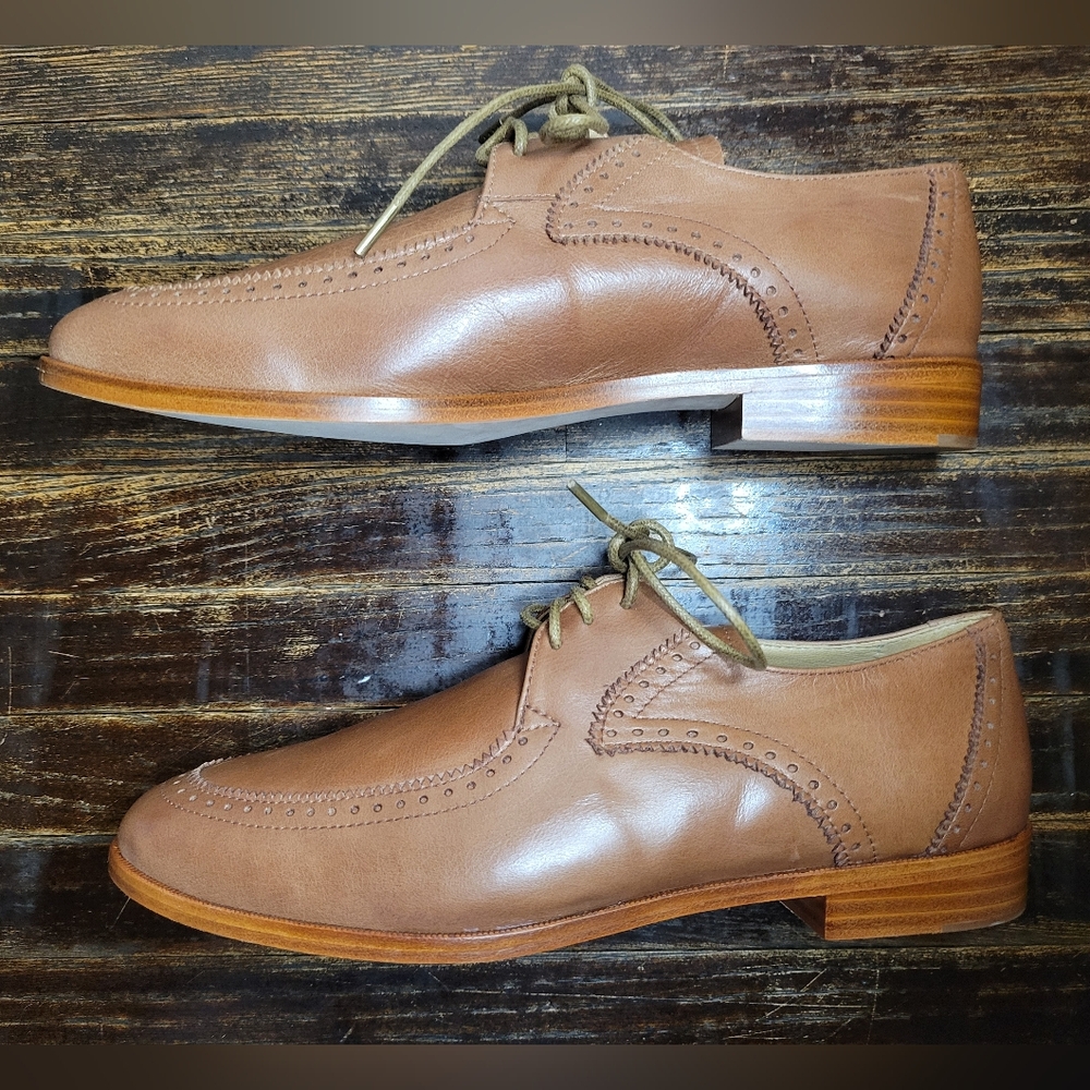 Christy Dawn Agnes Oxford in saddle leather 6 - Picture 8 of 11